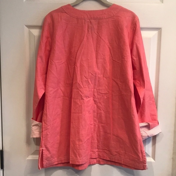 Denim & Co brand size M pullover cotton tunic. NWT - Picture 4 of 4